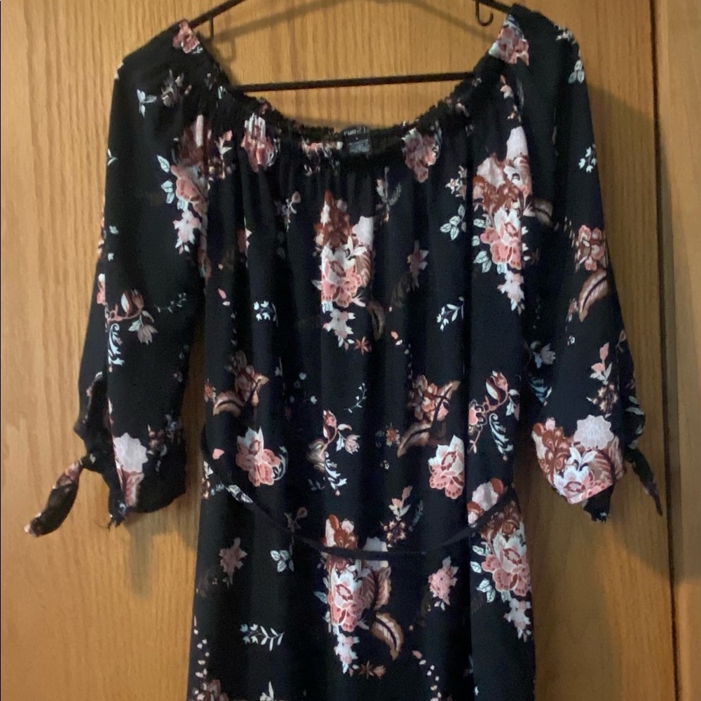 Short floral dress